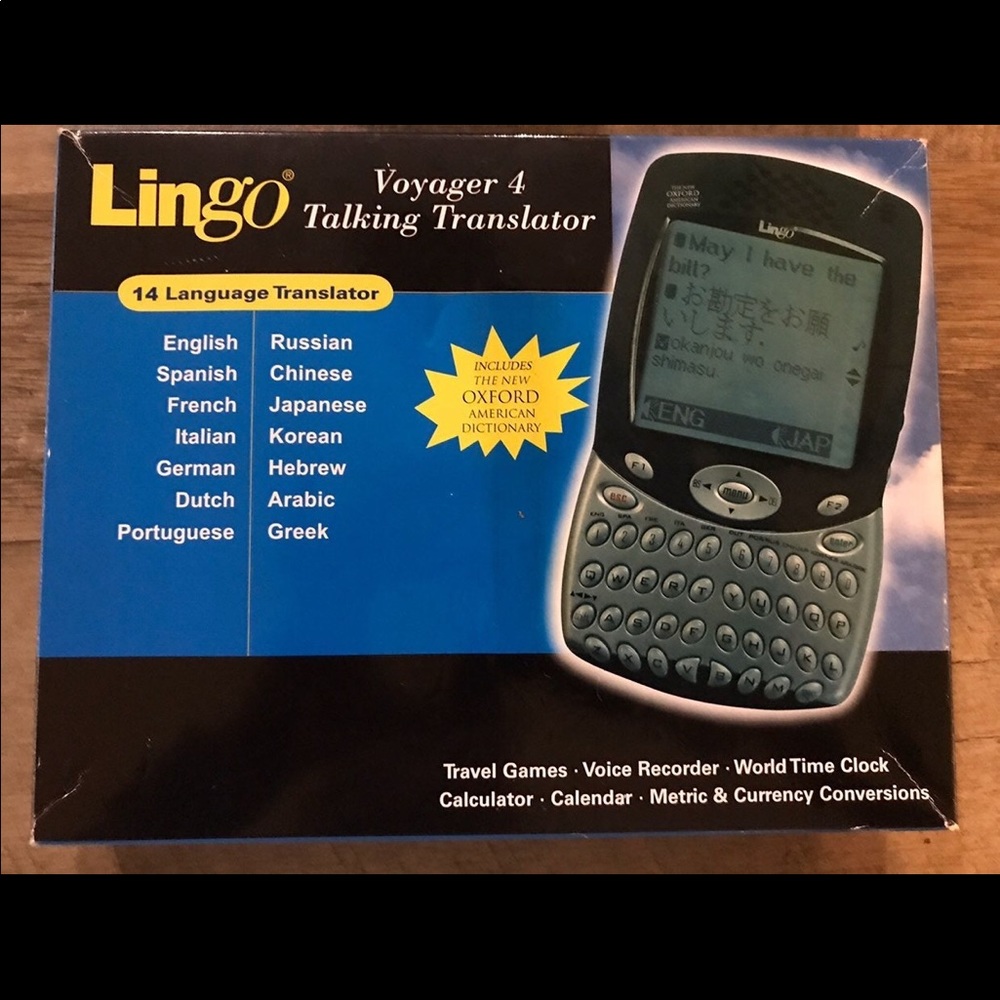 Lingo Voyager4 Talking Language Translator